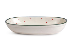 Handmade Ceramic Serving Bowl - Mist , 1.5 x 8 x 4 Inches - Set of 4