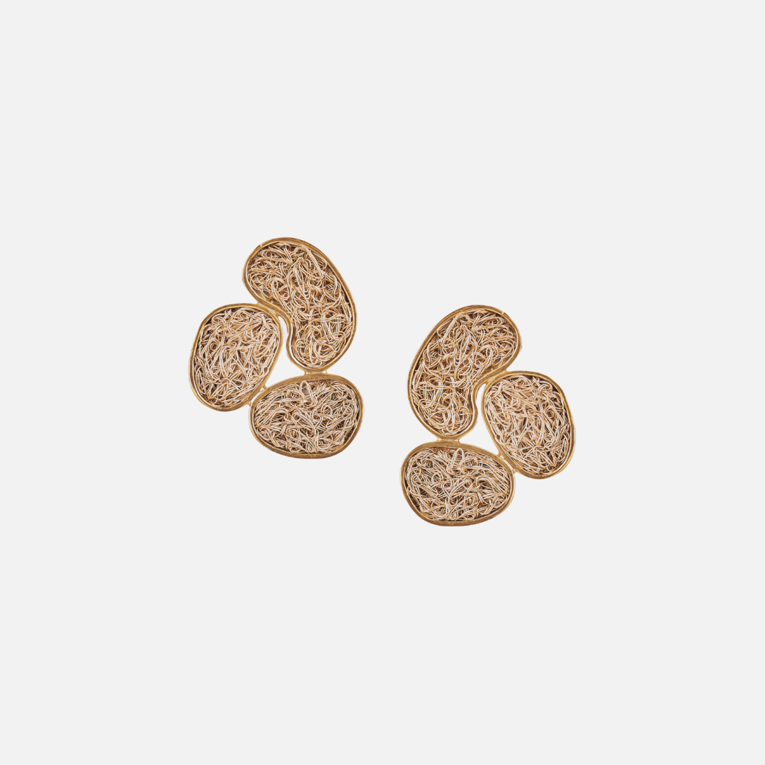 Origen Gold Statement Earrings