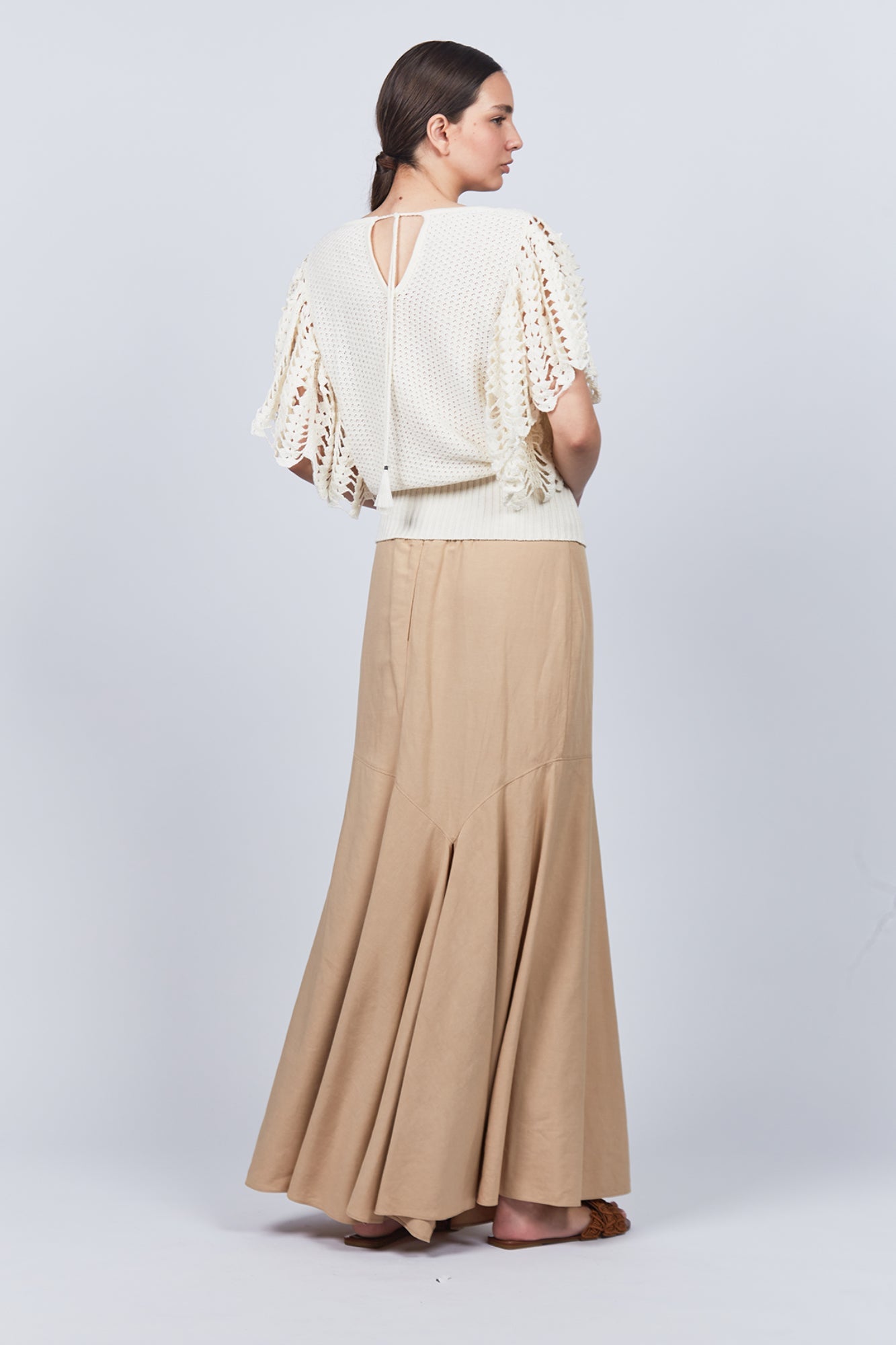 Alejandra Vest | Ivory Melange