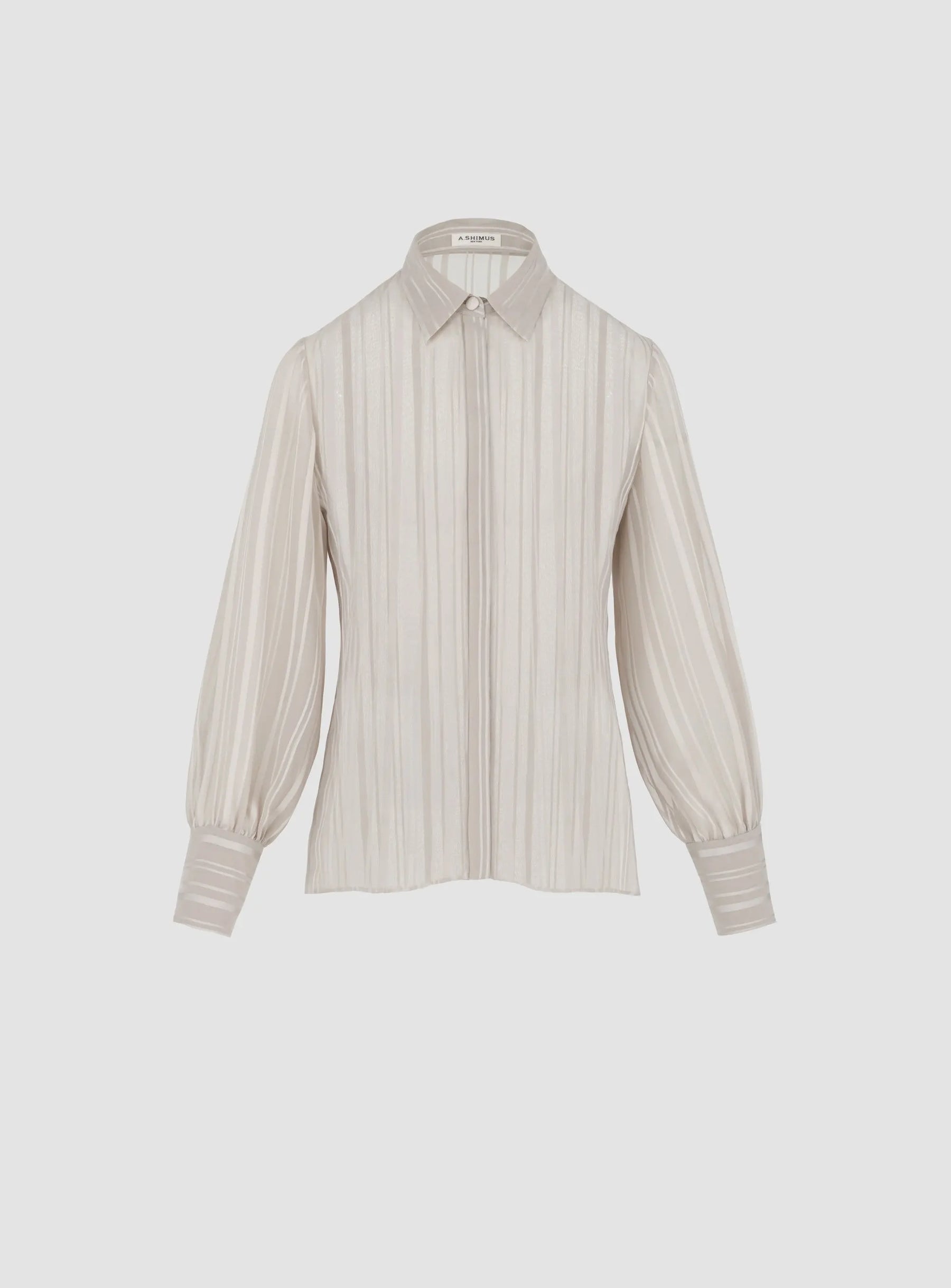 Sheer Stripe Blouse