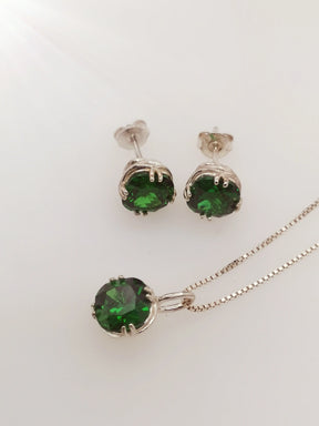 Cushion Cut Ladies Jewellery Set