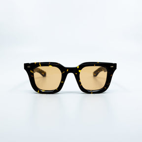 Zid Sunglasses with Tortoise Frame & Orange Lens