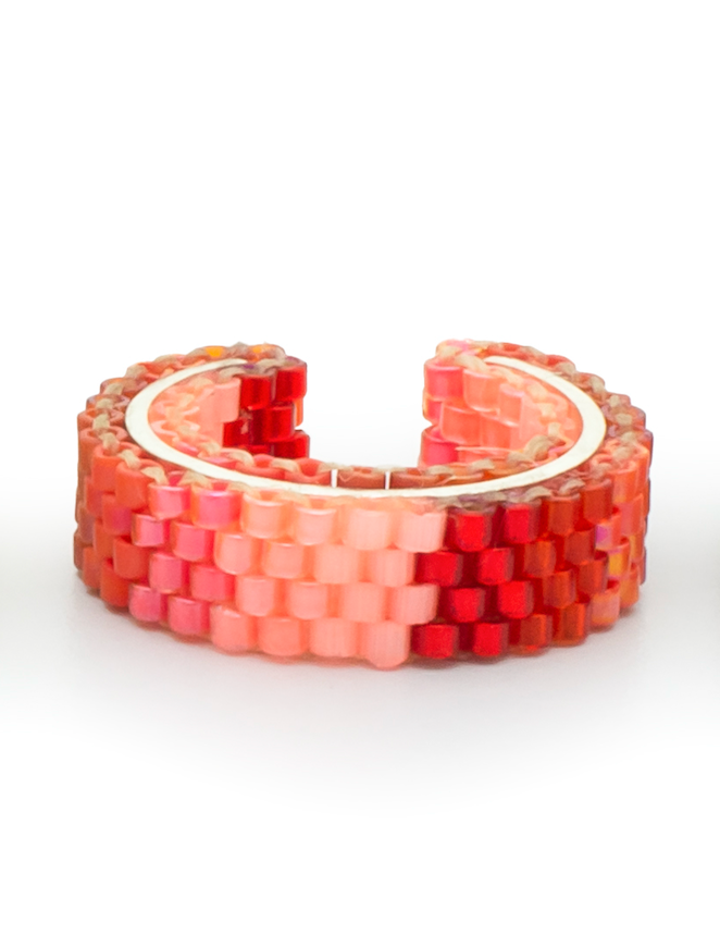 COLOR GEOMÉTRICO Miyuki Earcuffs