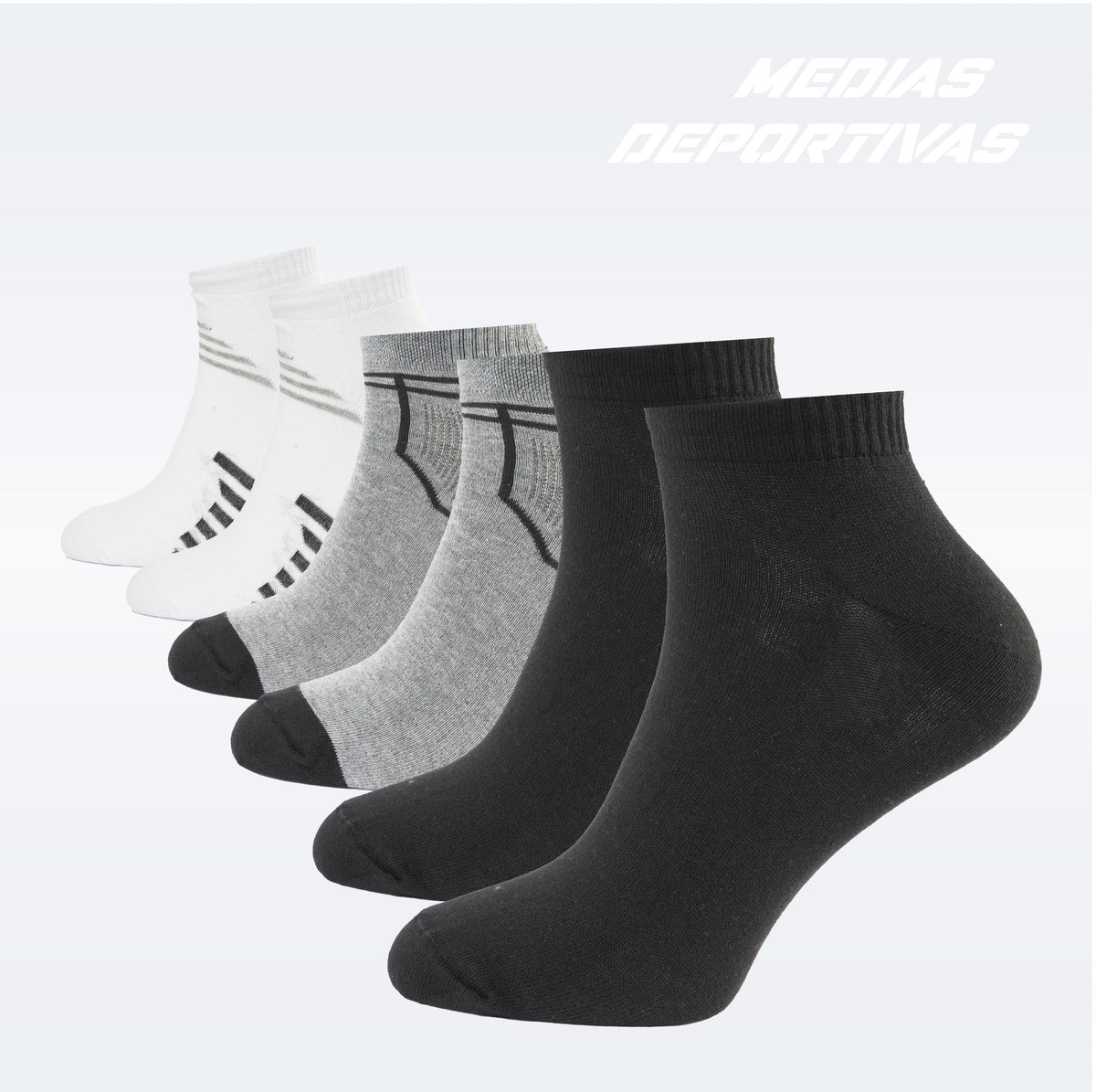 PACK DE 3 MEDIA TOBILLERA