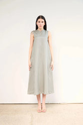 A-line Midi Dress In Tencel™ & Linen