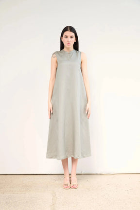 A-line Midi Dress In Tencel™ & Linen
