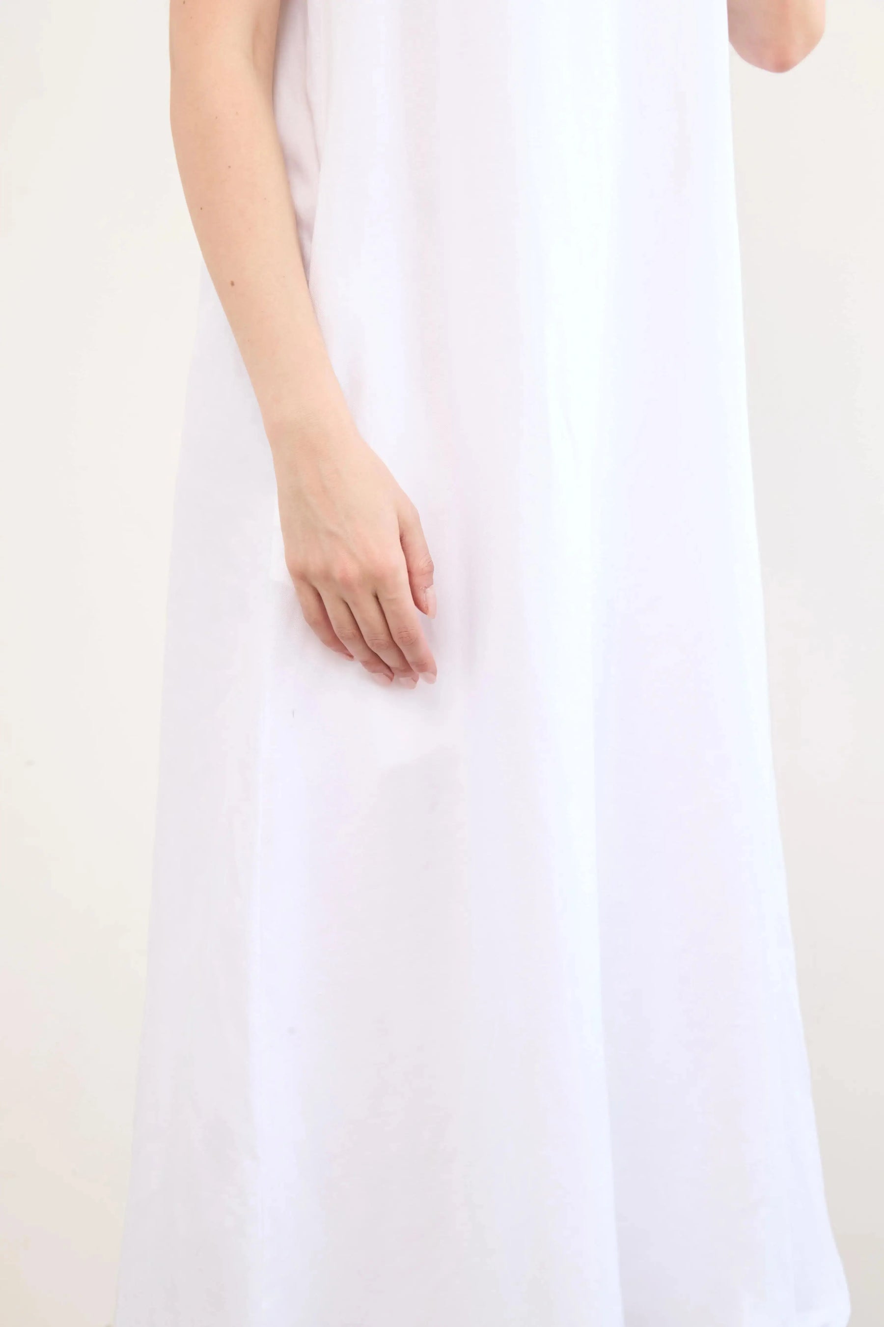 A-line Midi Dress In Tencel™ & Linen