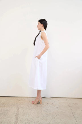 A-line Midi Dress In Tencel™ & Linen
