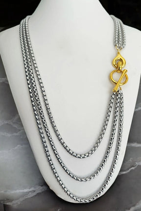 Verona long layers necklace