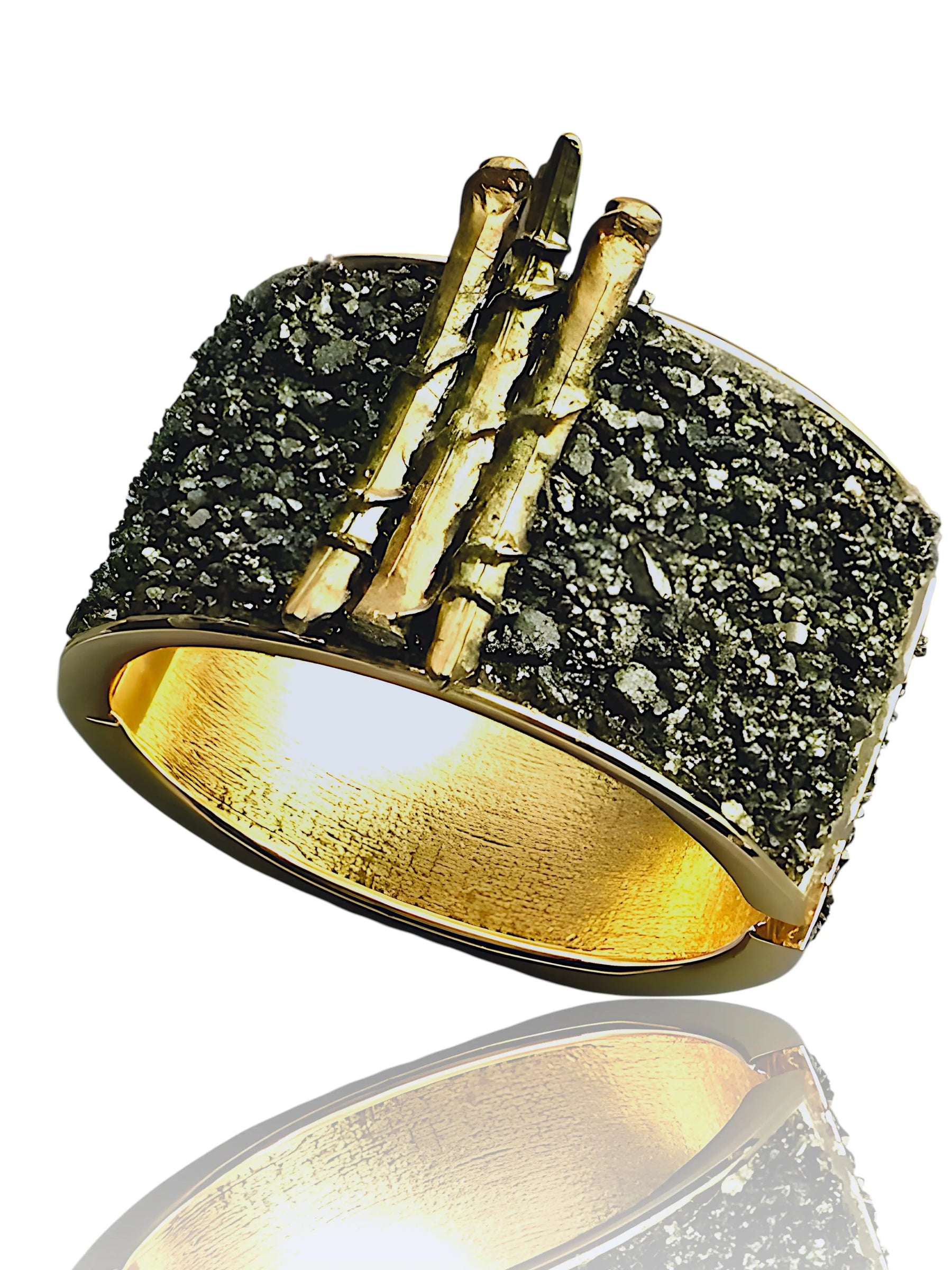 Sticks & Stones Pyrite Cuff