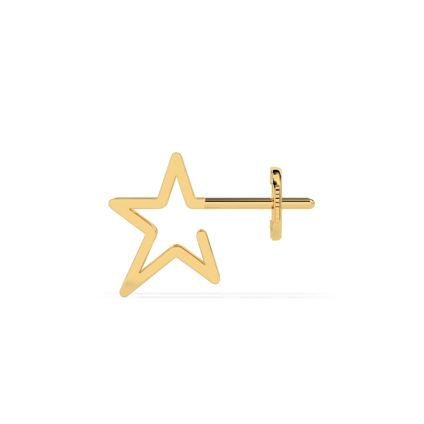 NORTH STAR EARRINGS GOLD