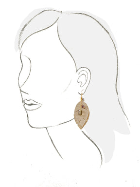 Aretes Platino Oro