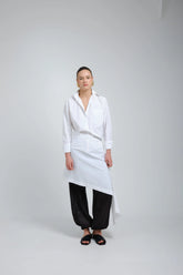 Marro White Assymetric Shirt