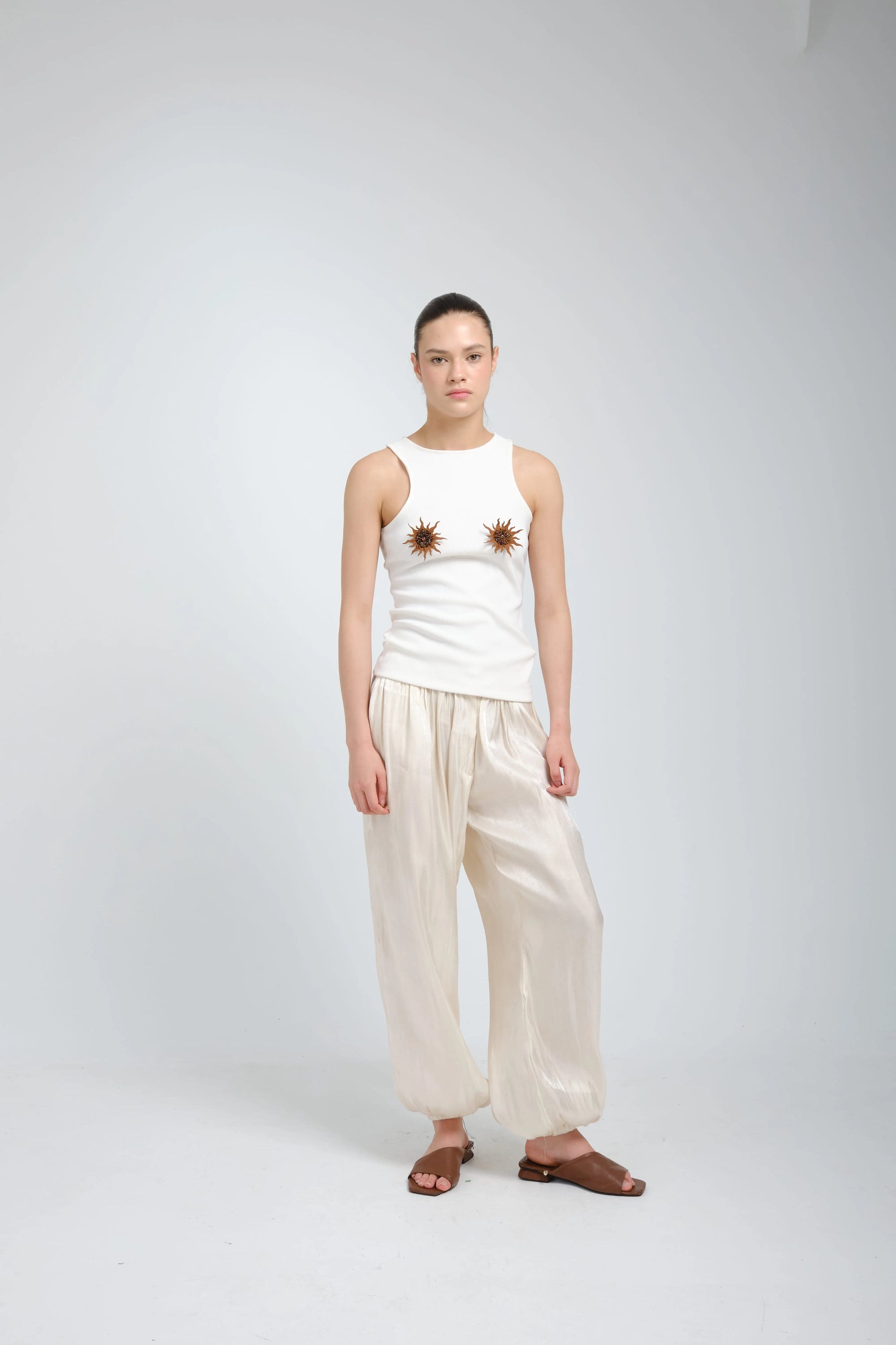 Boia Gilded Sun Rib Tank