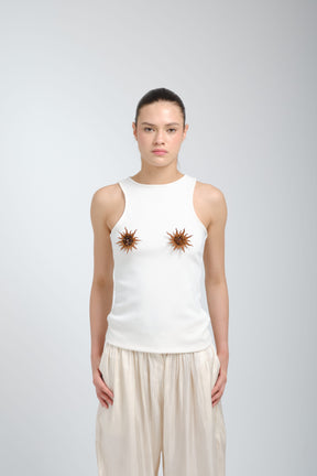 Boia Gilded Sun Rib Tank