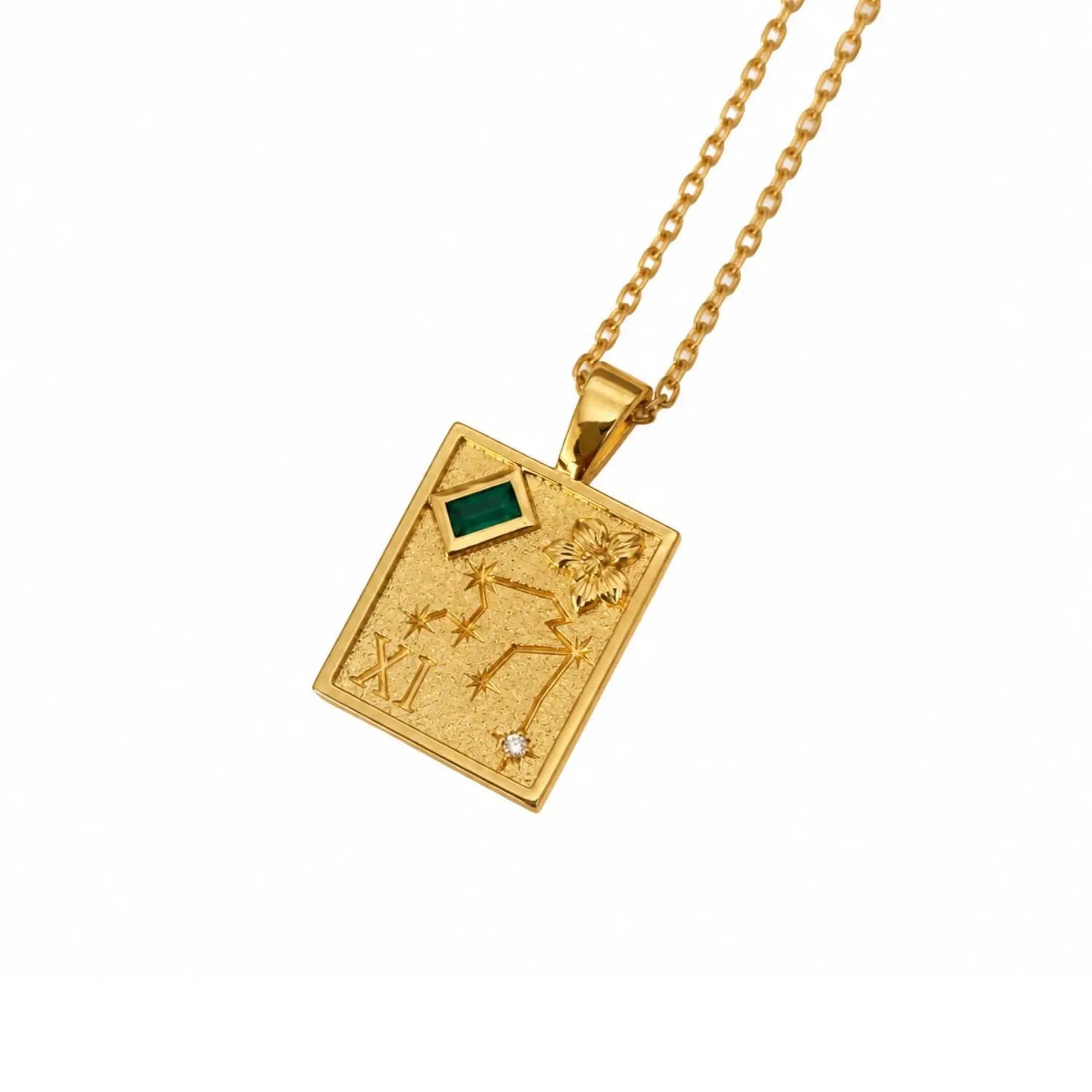 Aquarius Zodiac Necklace