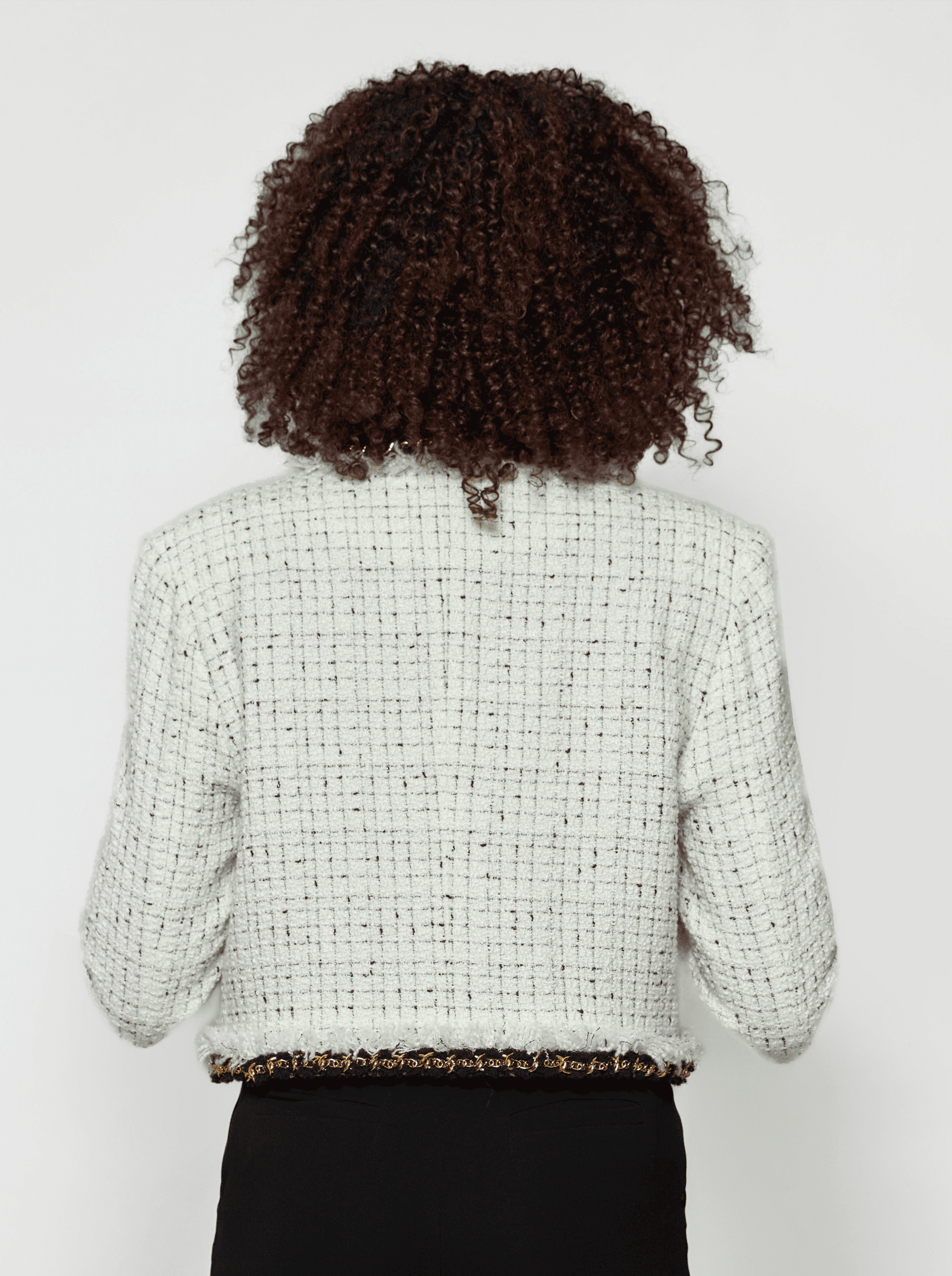 Aret Tweed Bouclé Crop Jacket