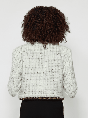 Aret Tweed Bouclé Crop Jacket