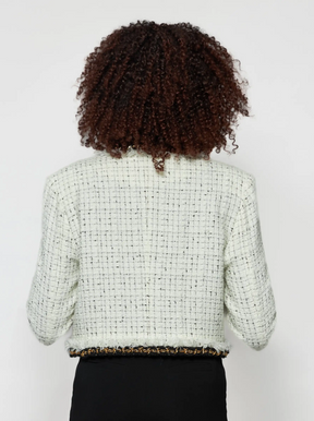 Aret Tweed Bouclé Crop Jacket