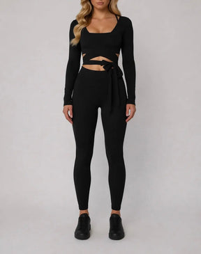 WRAP TIE TOP