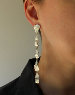 Hyades Silver Drop Earrings