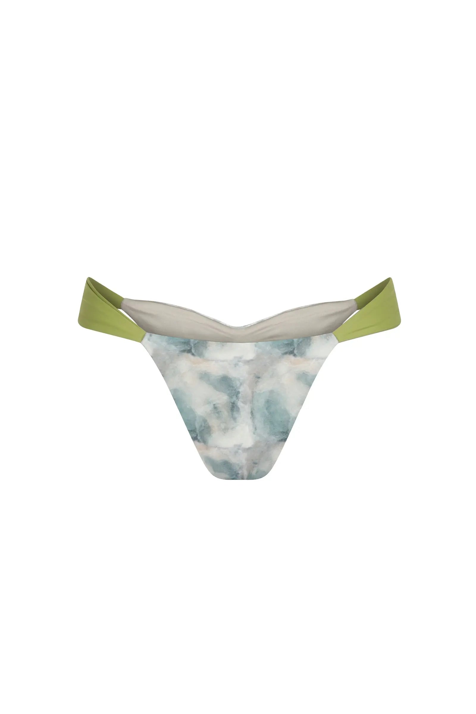 TRAVESIA Bottom Batik verde