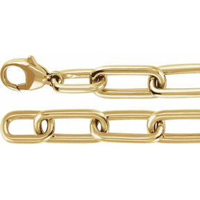 1 1/2 CT Lab-Grown Diamond Paperclip Bracelet in 14K Gold