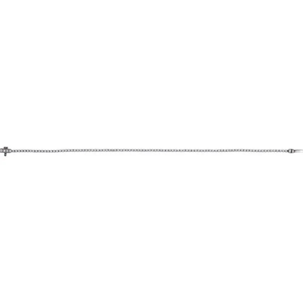 14K Gold 1 CTW Lab-Grown Diamond Tennis Bracelet