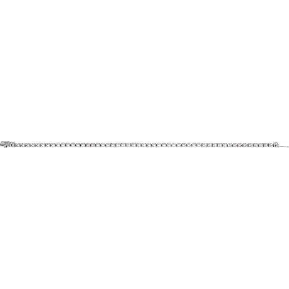 14K Gold 5 CTW Lab-Grown Diamond Tennis Bracelet