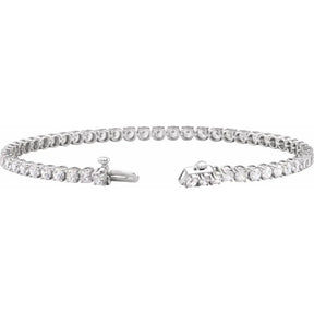 14K Gold 5 CTW Lab-Grown Diamond Tennis Bracelet