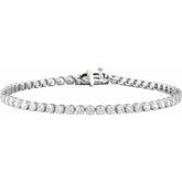 14K Gold 5 CTW Lab-Grown Diamond Tennis Bracelet