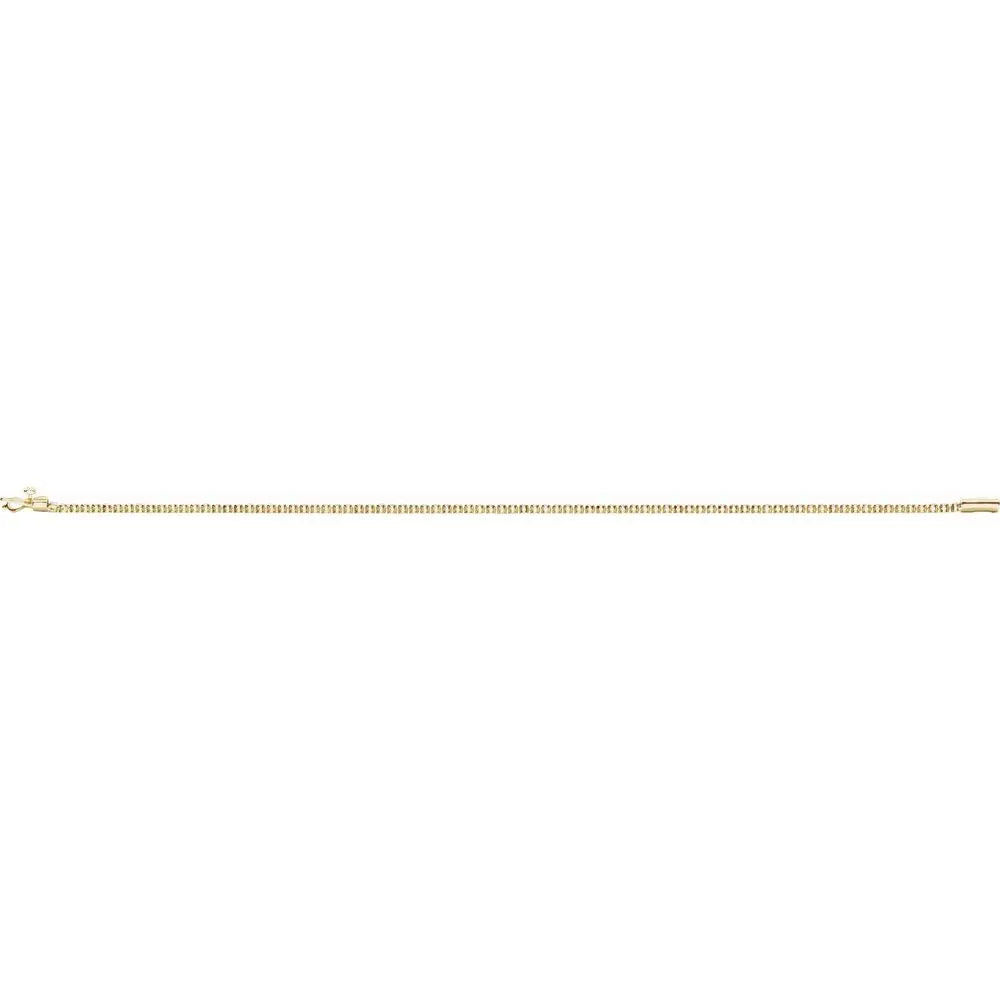 1 5/8 CT Natural Diamond Line Bracelet in 14K Gold