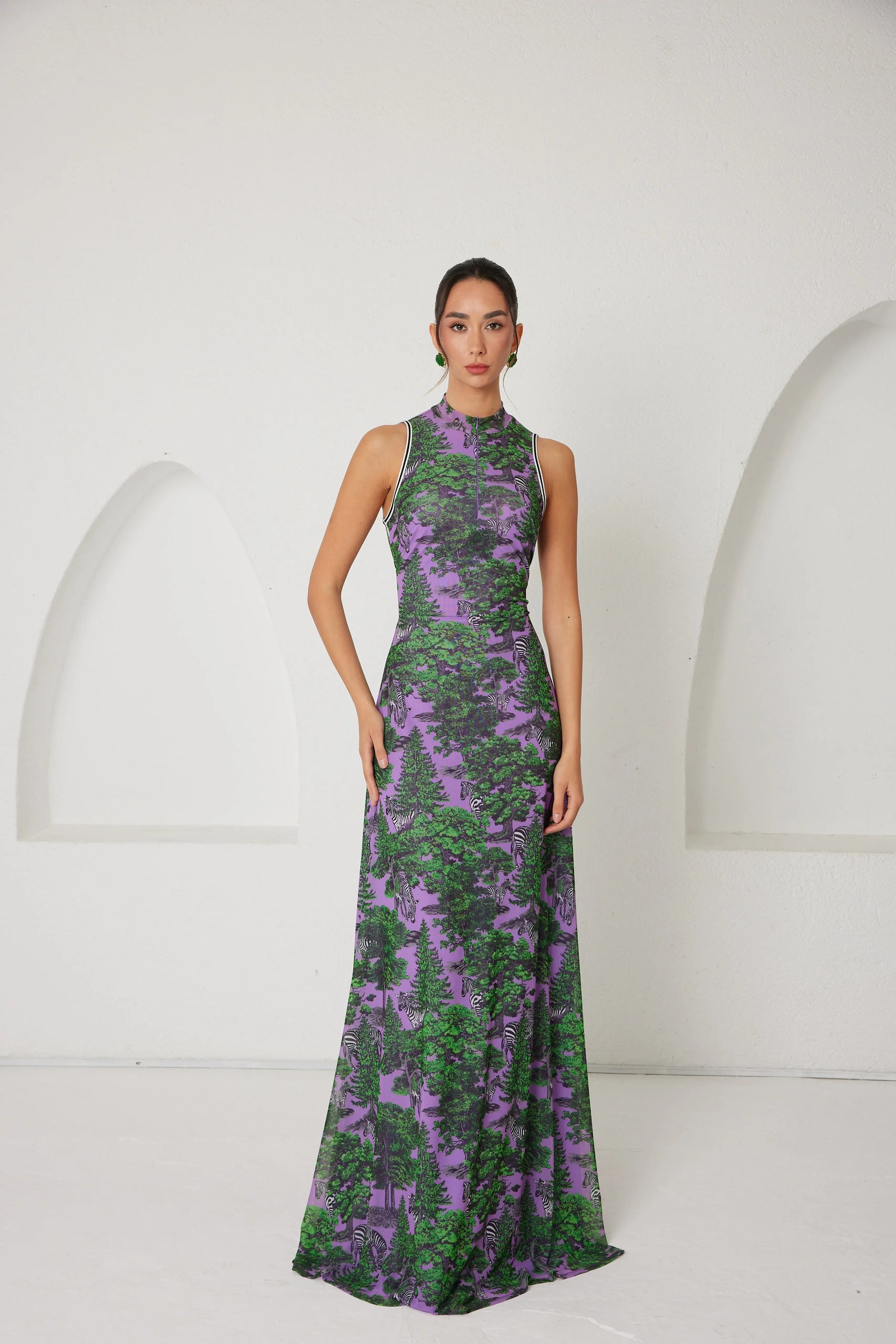 Maxi Dress – Sportline Dream Safari- Lavender