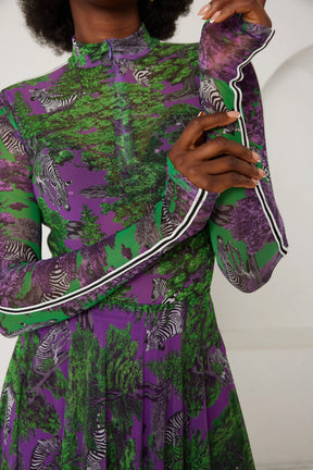 Two-Piece Skirt Set – Sportline Dream Safari- Purple