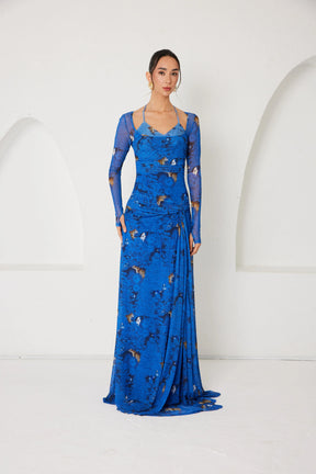 Maxi Dress – Dream Eden Mirage- Indigo