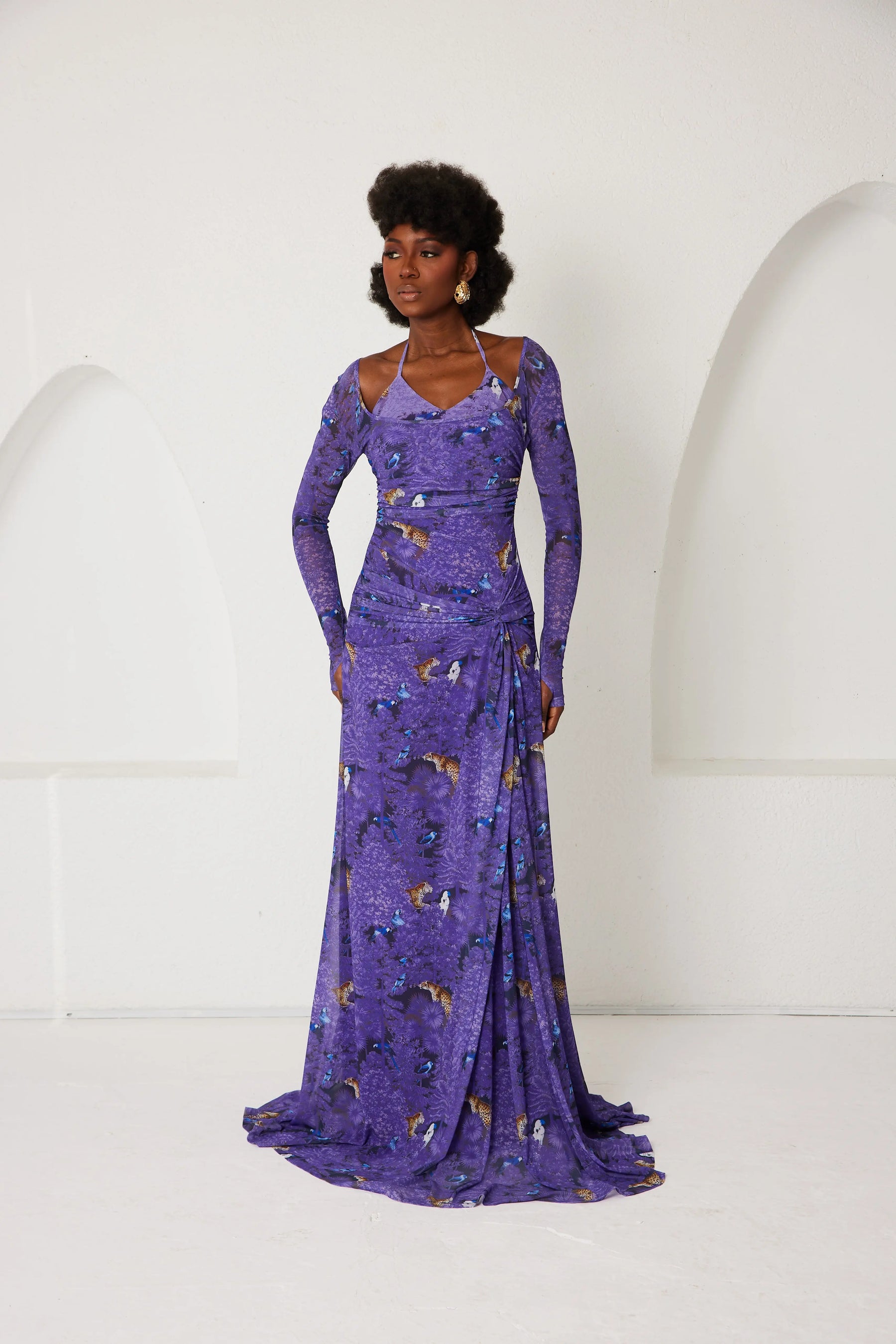 Maxi Dress – Dream Eden Mirage- Purple