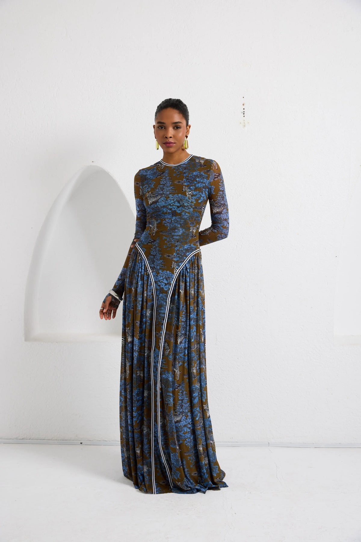 Maxi Dress - Dream Safari - Olive