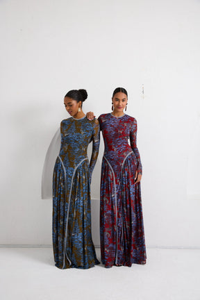 Maxi Dress - Dream Safari - Olive