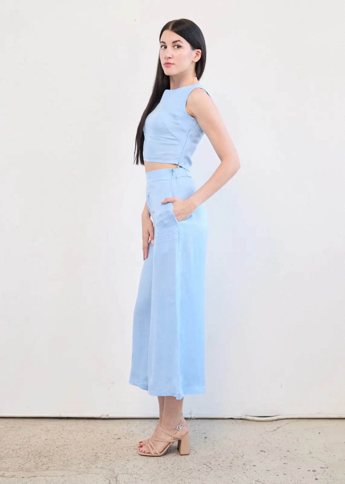 Culottes In Cupro