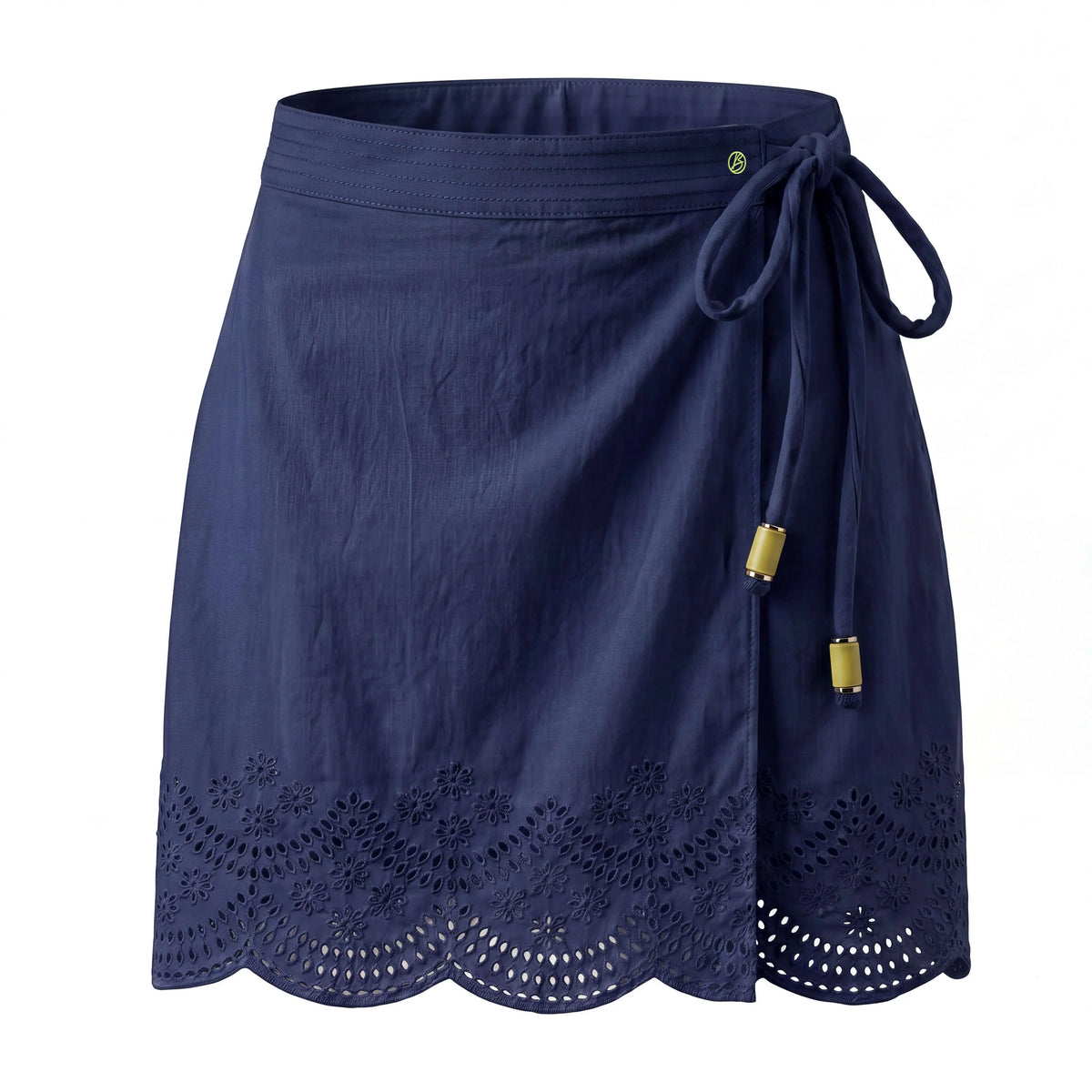 Short Wrap Skirt Navy