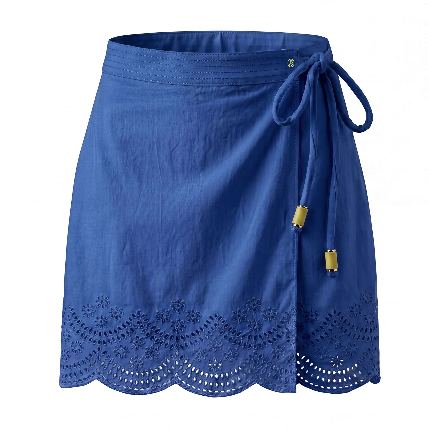 Short Wrap Skirt Cobalt