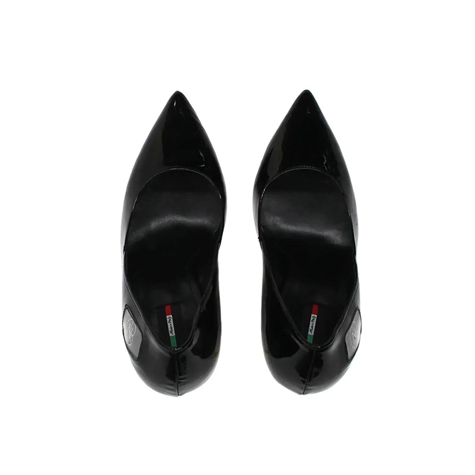 DNB Signature Black Patent Leather Pumps