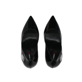 DNB Signature Black Patent Leather Pumps