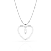 MAXI ONE HEART - Sterling Silver