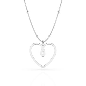 MAXI ONE HEART - Sterling Silver