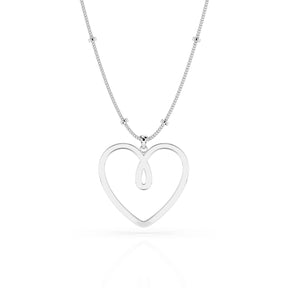 MAXI ONE HEART - Sterling Silver