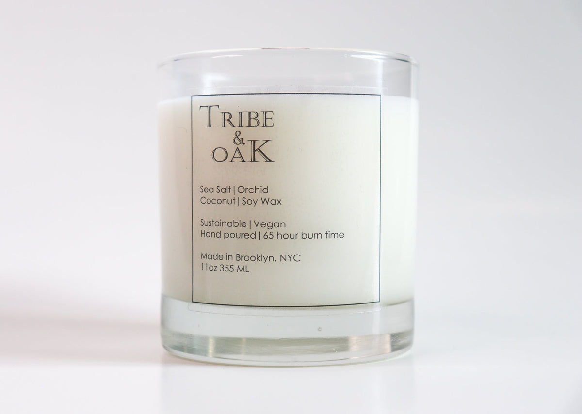 Sea Salt Orchid Coconut Soy Candle