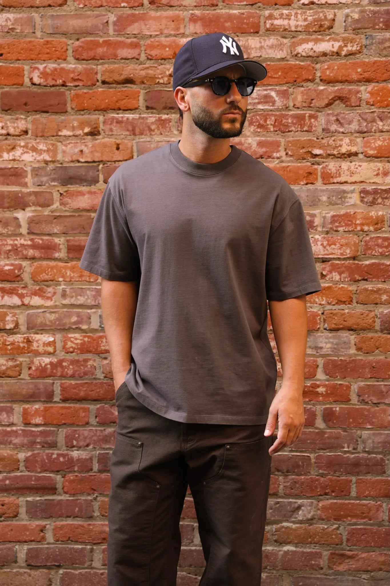 Heavy Tee Rose Grey