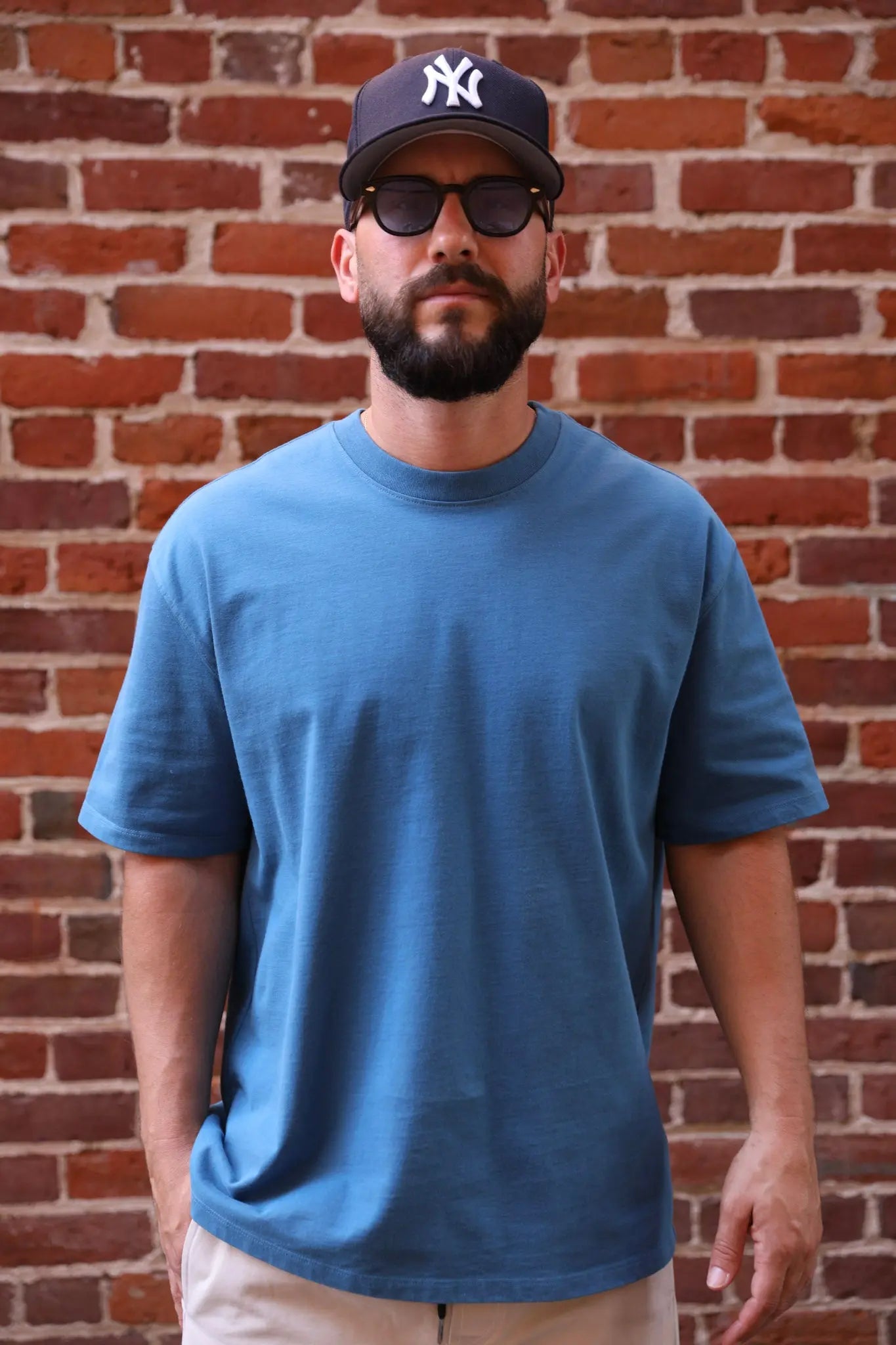 Heavy T-shirt Blue Steel