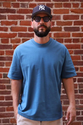 Heavy T-shirt Blue Steel